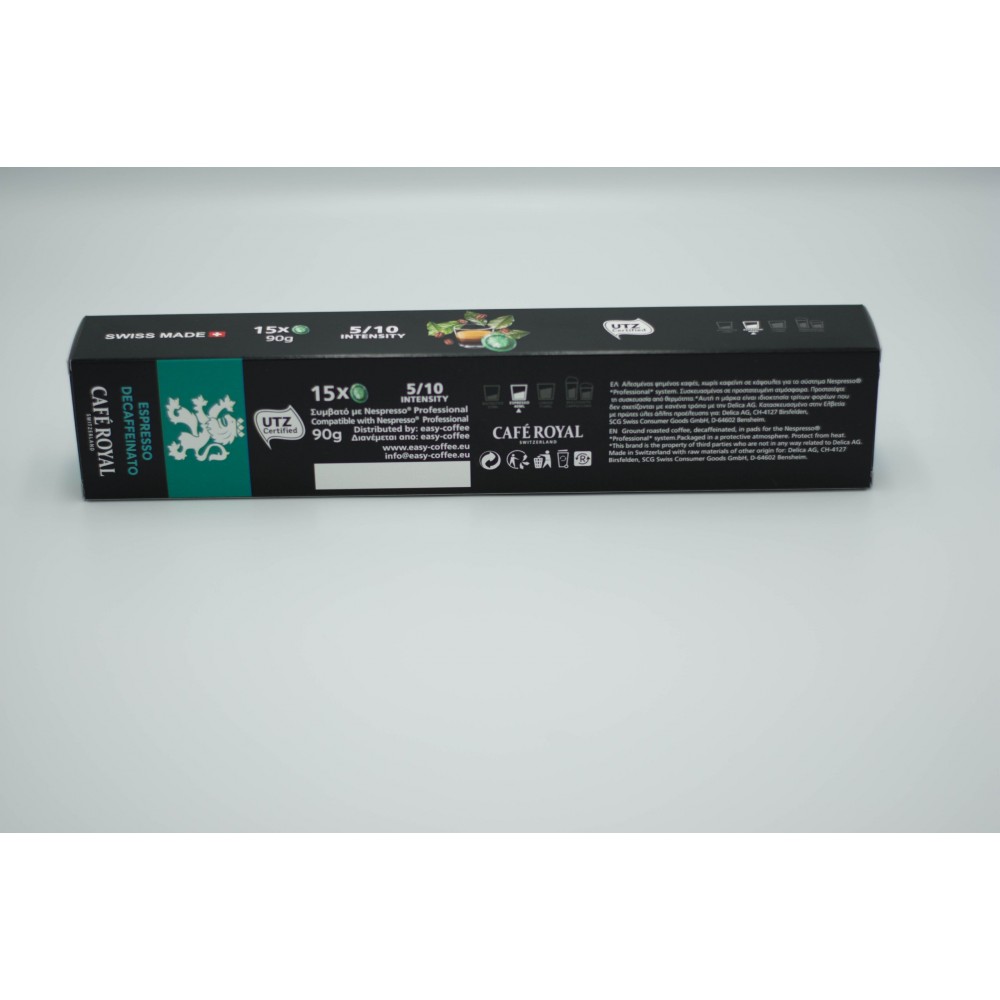 Κάψουλες Cafe Royal B2B DECAFFEINATO / 15 pods