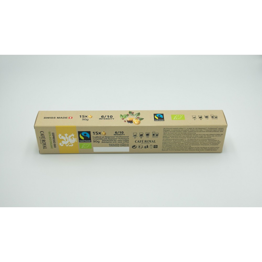 Κάψουλες Cafe Royal B2B ESPRESSO BIO / 15 pods