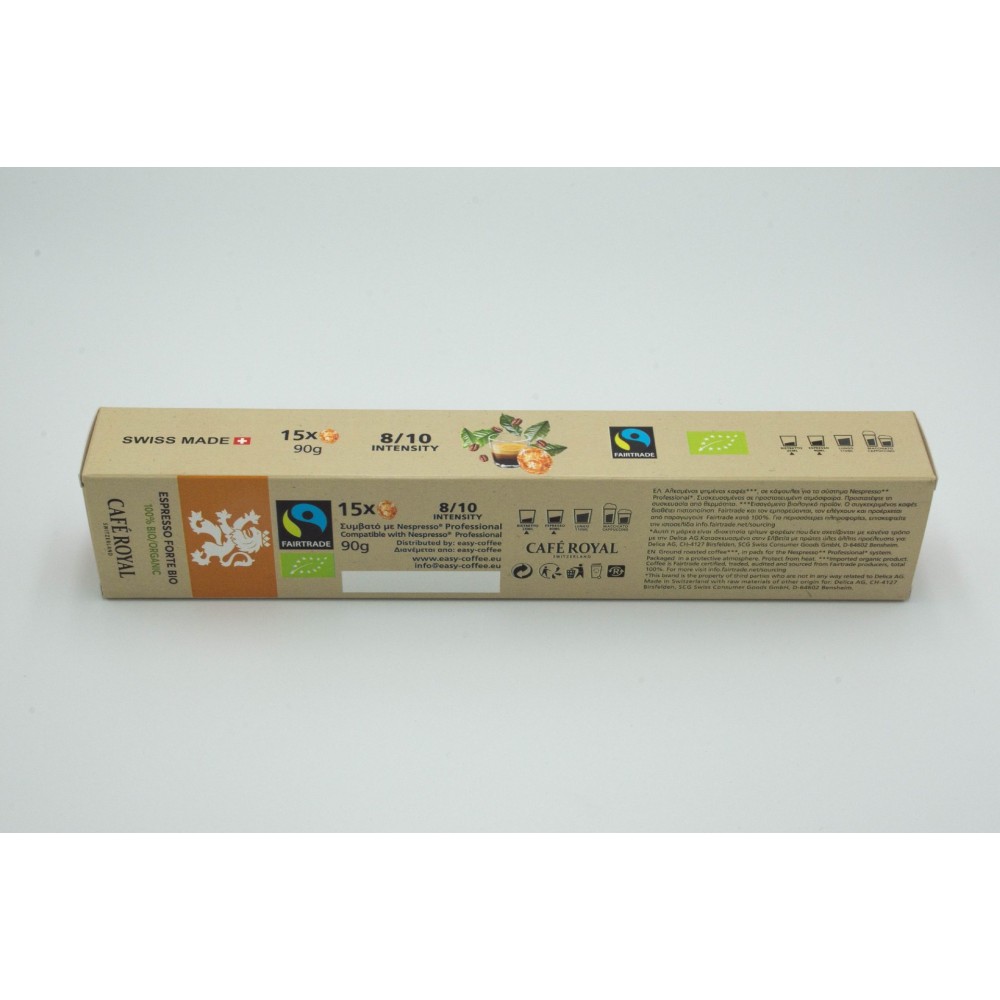 Κάψουλες Cafe Royal B2B ESPRESSO FORTE BIO / 15 pods