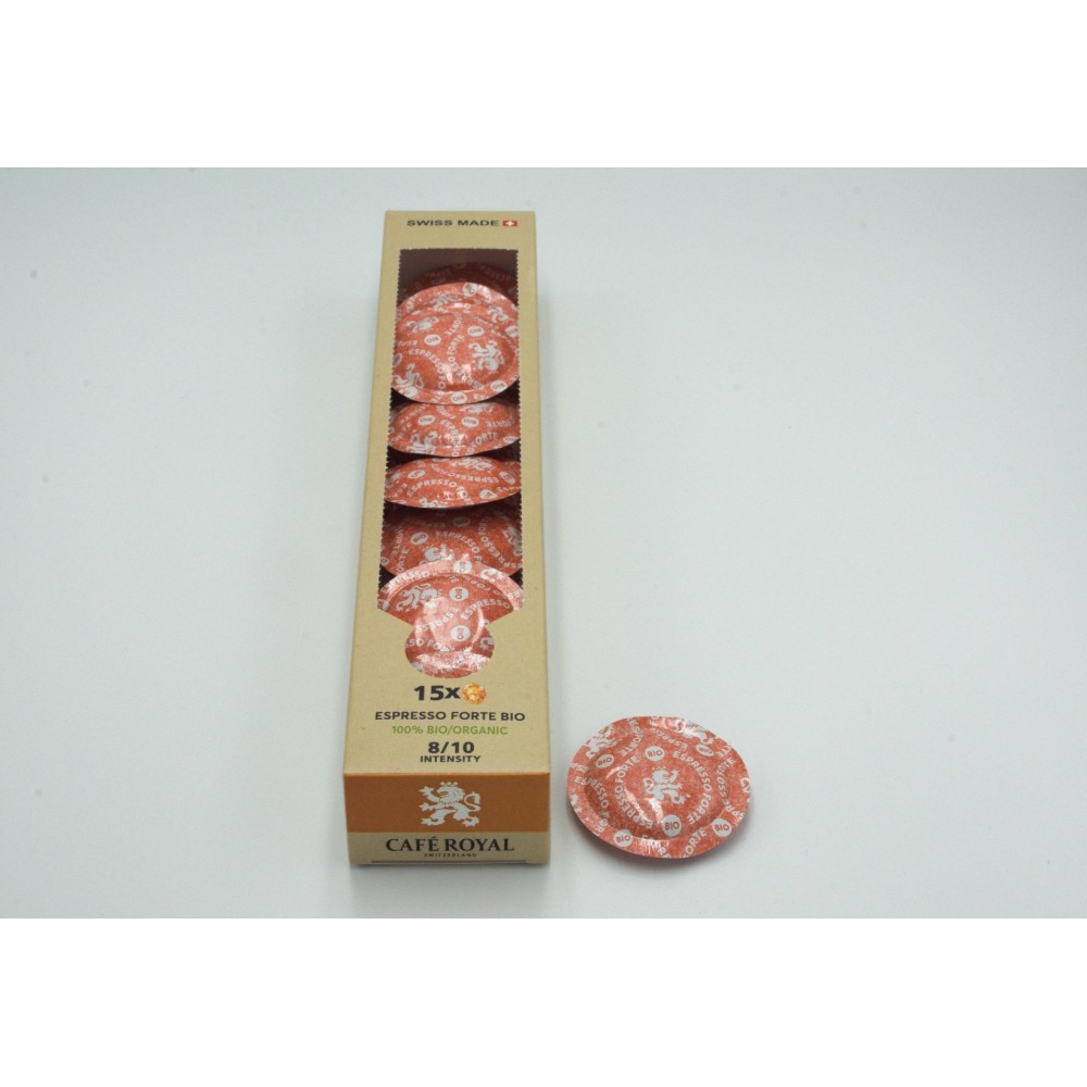 Κάψουλες Cafe Royal B2B ESPRESSO FORTE BIO / 15 pods