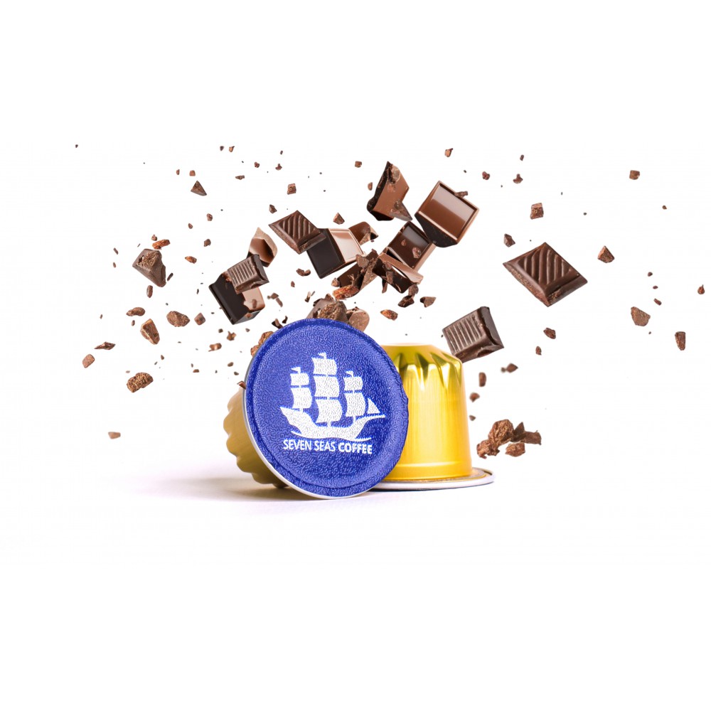 DARK CHOCOLATE SEVEN SEAS COFFEE Κάψουλες Καφέ  / 10